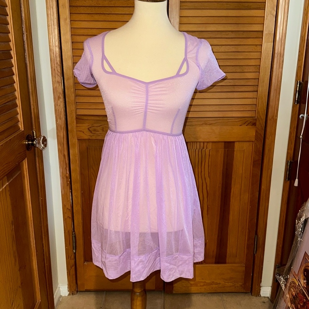 Flash you and me sheer gown